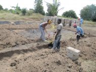 Pwani Hope School - first constructions